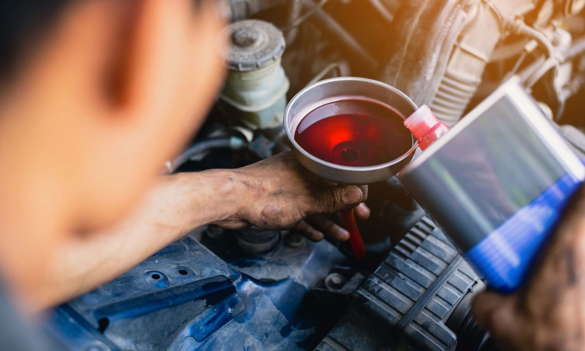 Transmission fluid change