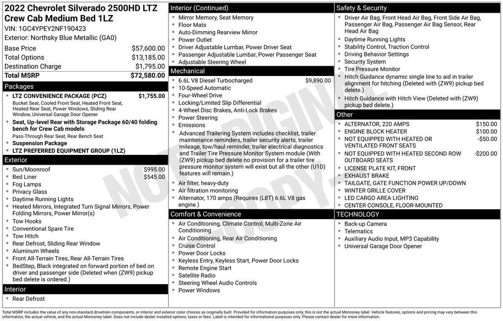 2022 Chevrolet Silverado 2500 HD LTZ