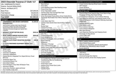 2023 Chevrolet Traverse LT Cloth