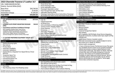 2023 Chevrolet Traverse LT Leather
