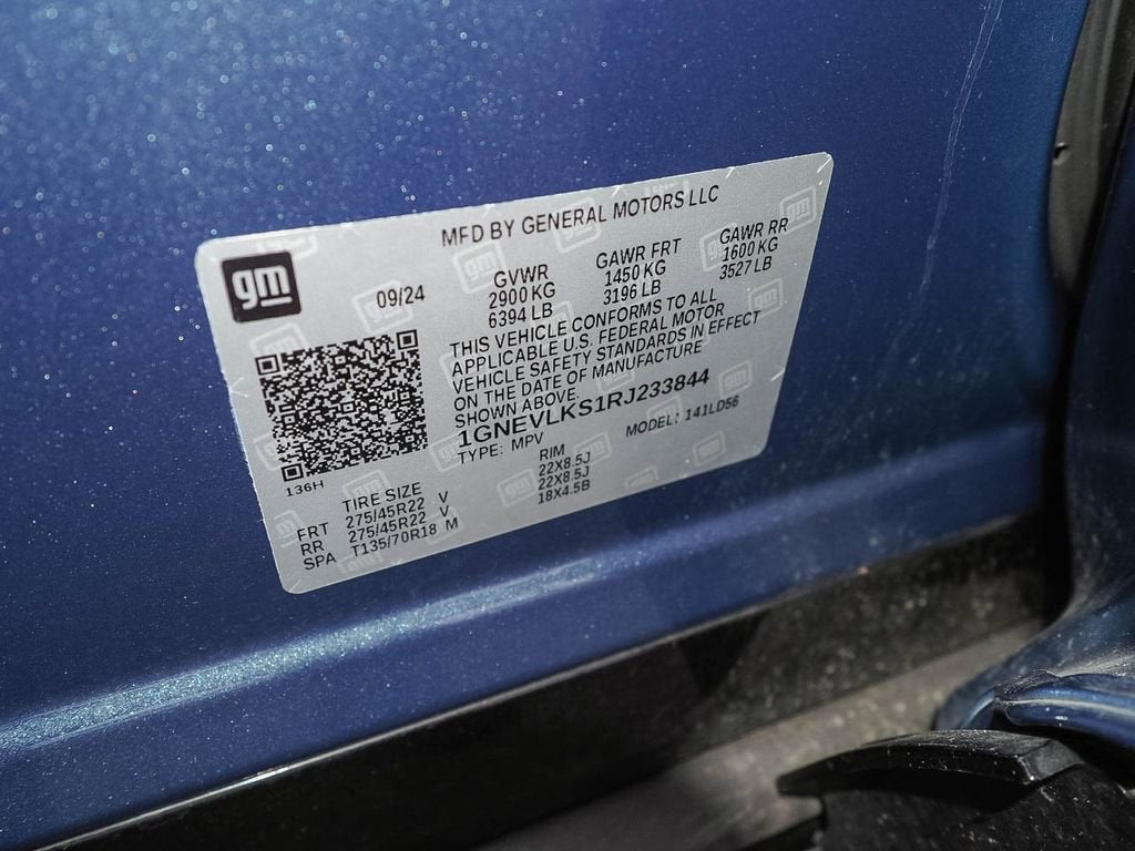 2024 Chevrolet Traverse RS