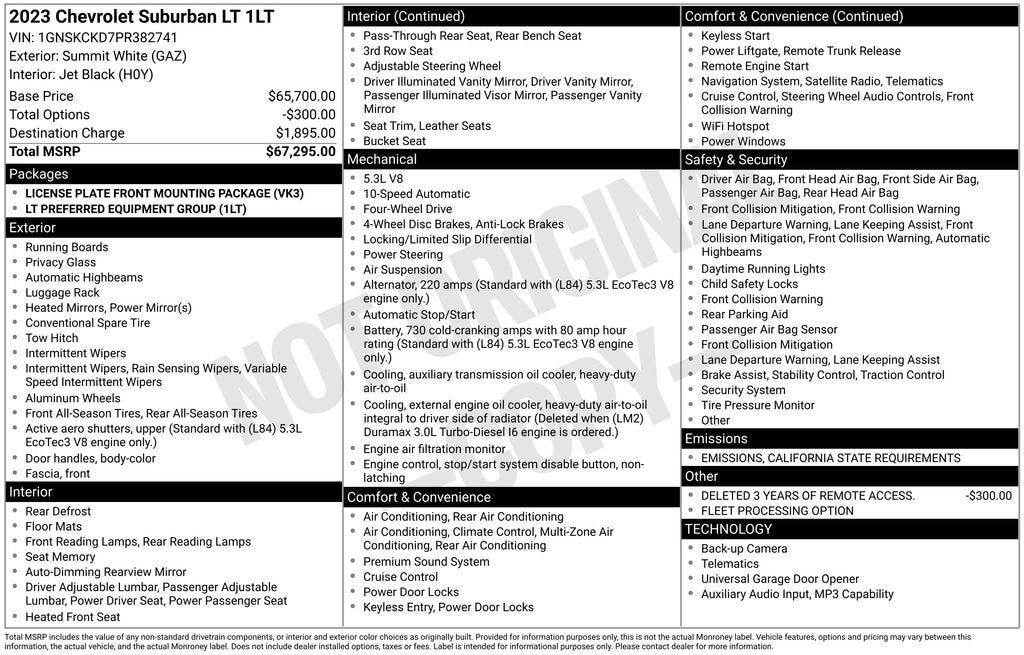 2023 Chevrolet Suburban LT