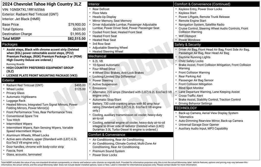 2024 Chevrolet Tahoe High Country