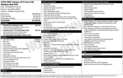 2024 GMC Canyon AT4