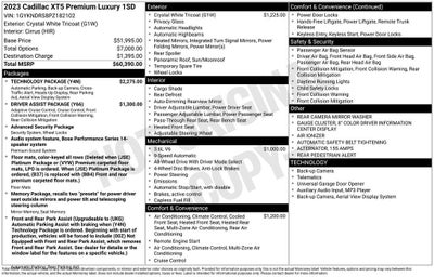 2023 Cadillac XT5 Premium Luxury