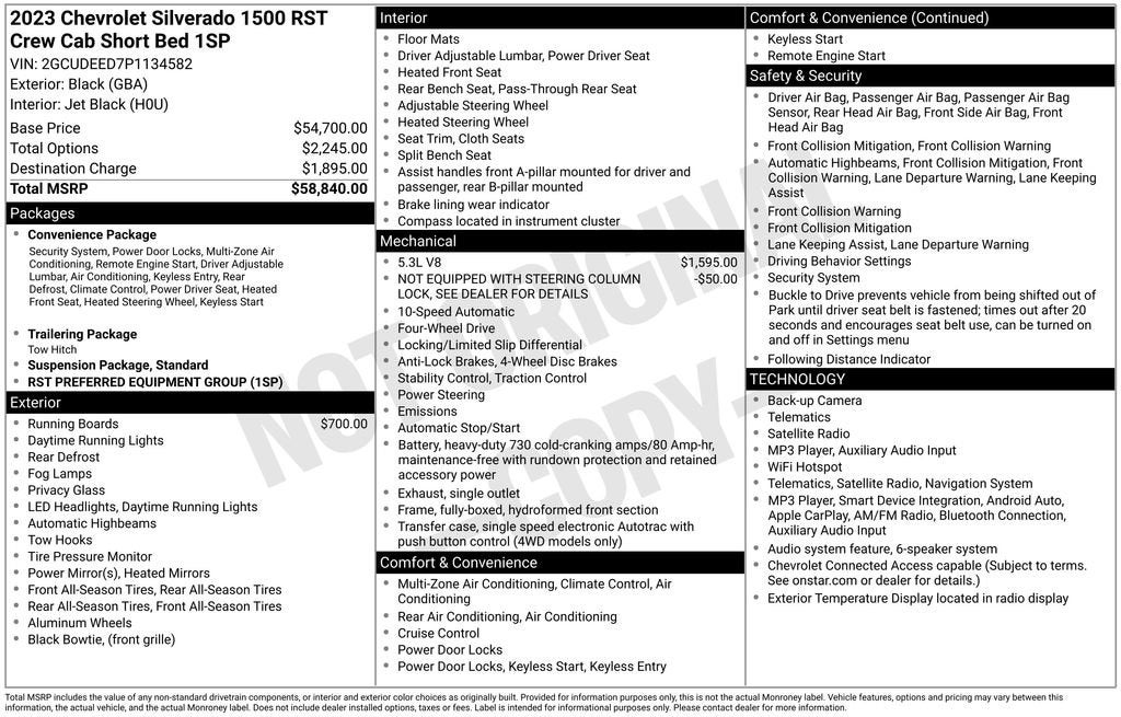 2023 Chevrolet Silverado 1500 RST