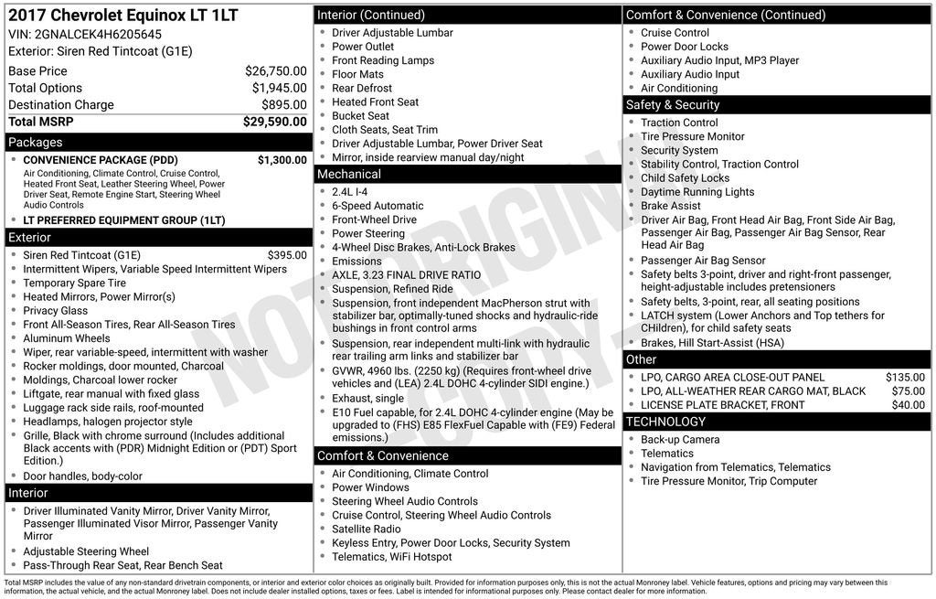 2017 Chevrolet Equinox LT