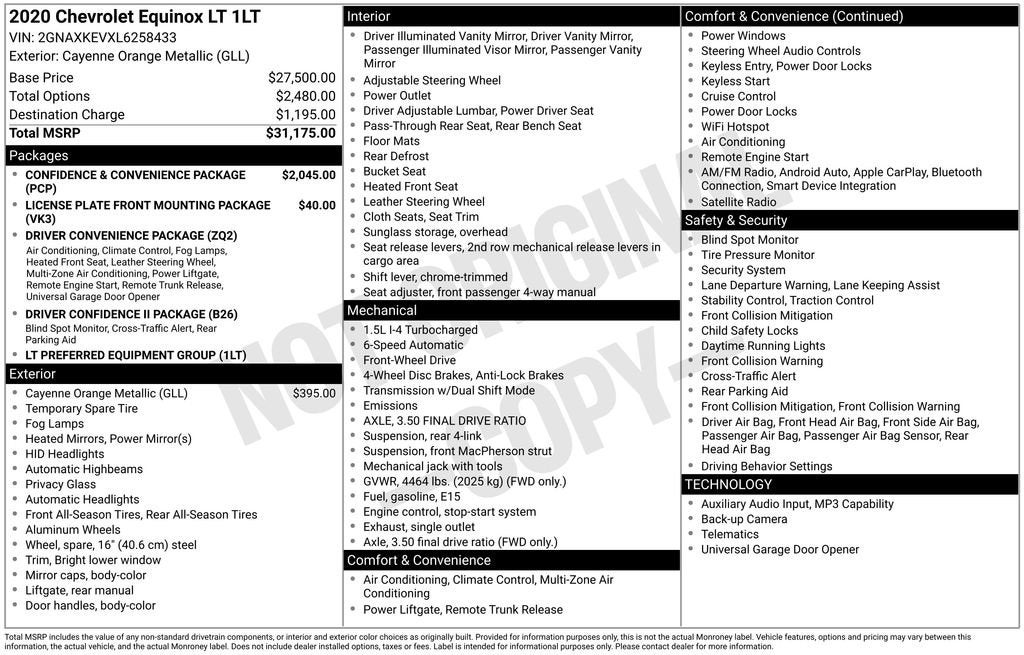 2020 Chevrolet Equinox LT