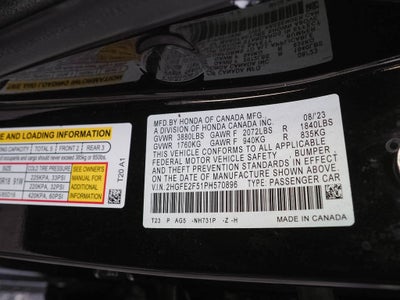 2023 Honda Civic Sedan Sport