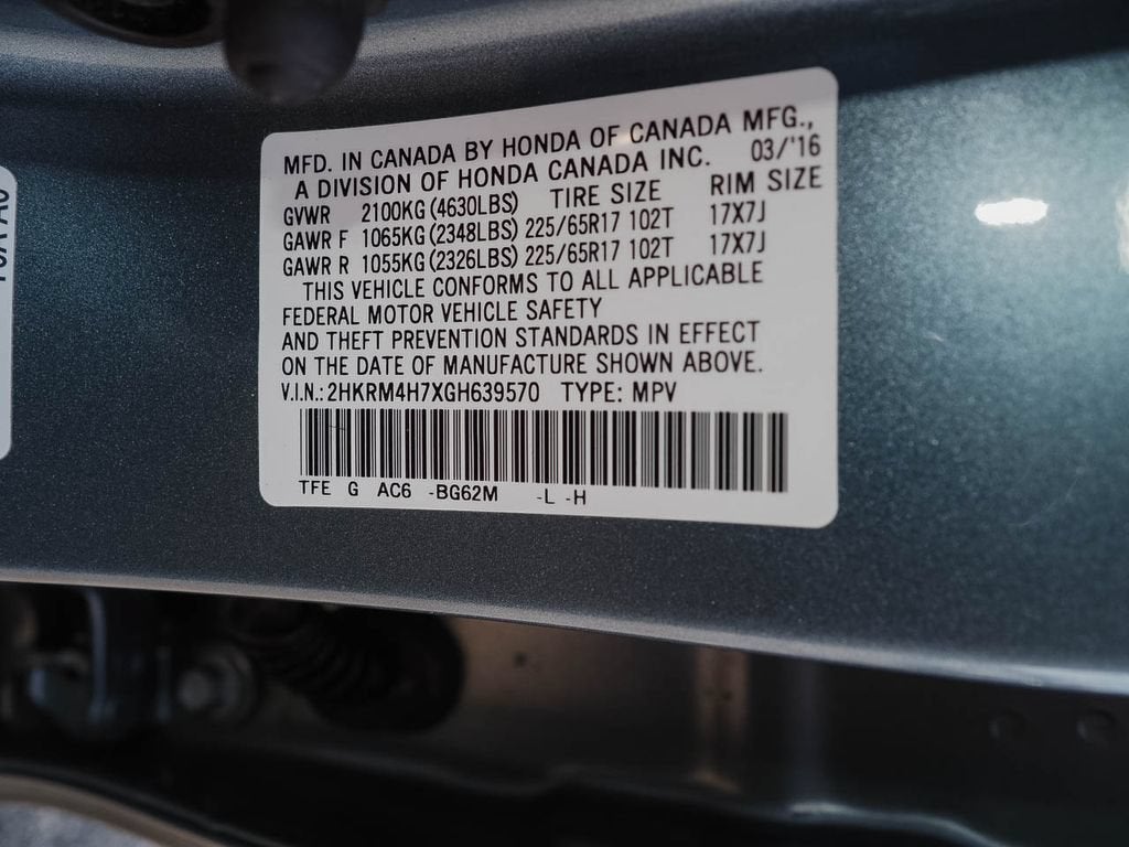 2016 Honda CR-V EX-L