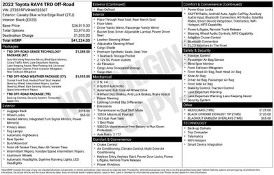 2022 Toyota RAV4 TRD Off Road