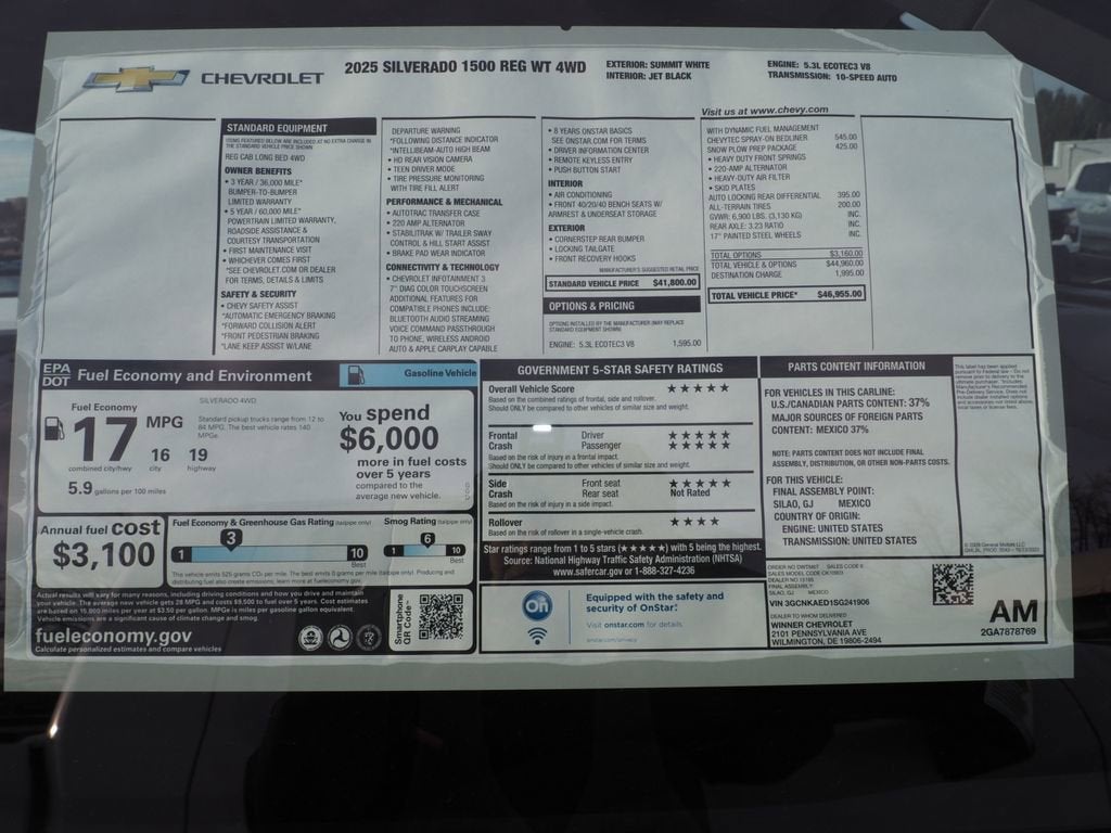 2025 Chevrolet Silverado 1500 WT