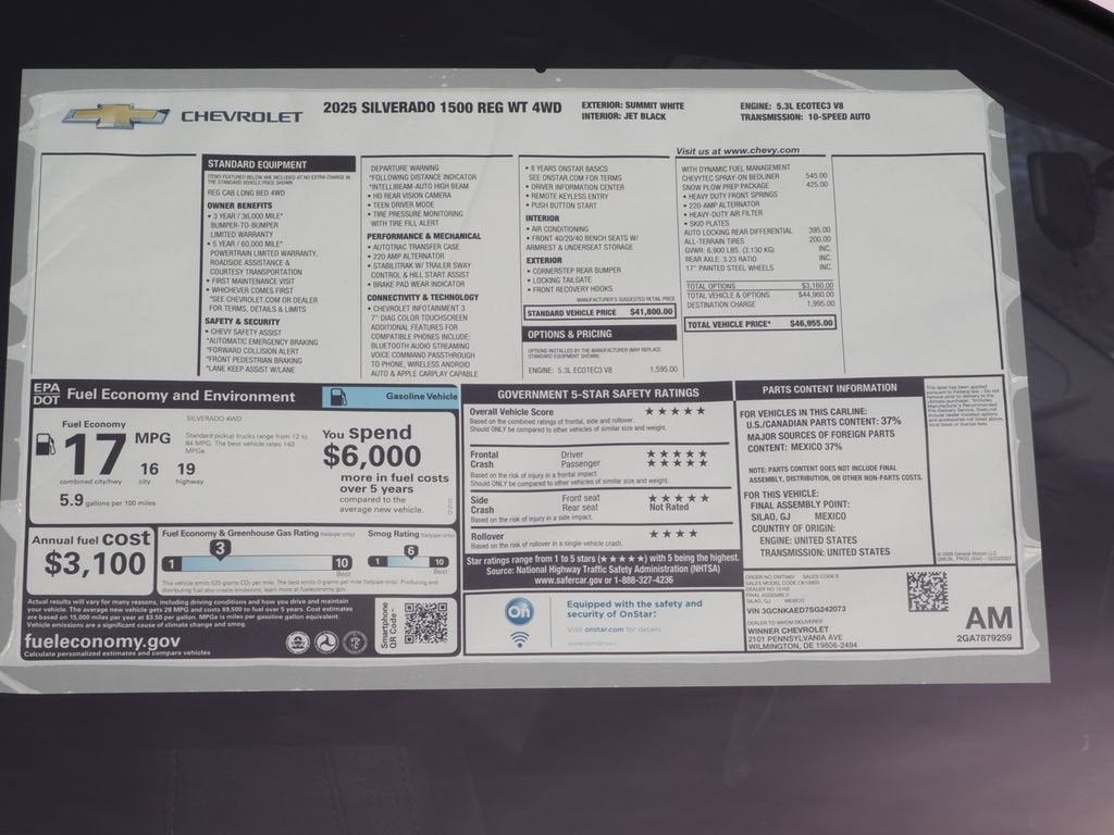 2025 Chevrolet Silverado 1500 WT