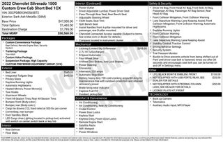 2022 Chevrolet Silverado 1500 Custom