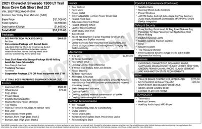 2021 Chevrolet Silverado 1500 LT Trail Boss