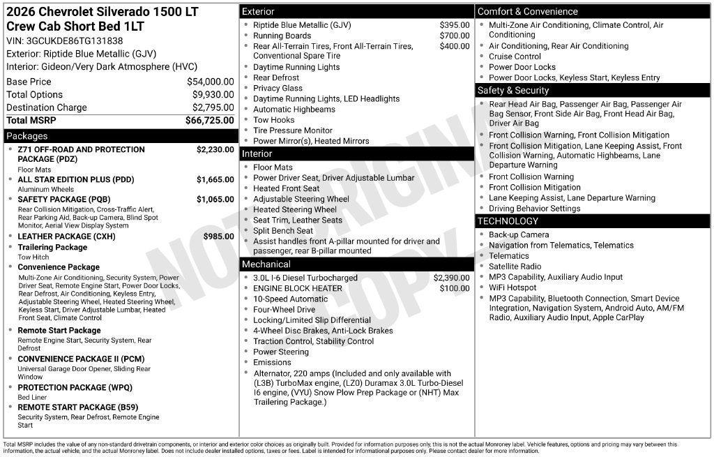 2026 Chevrolet Silverado 1500 LT