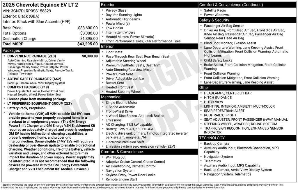 2025 Chevrolet Equinox EV LT