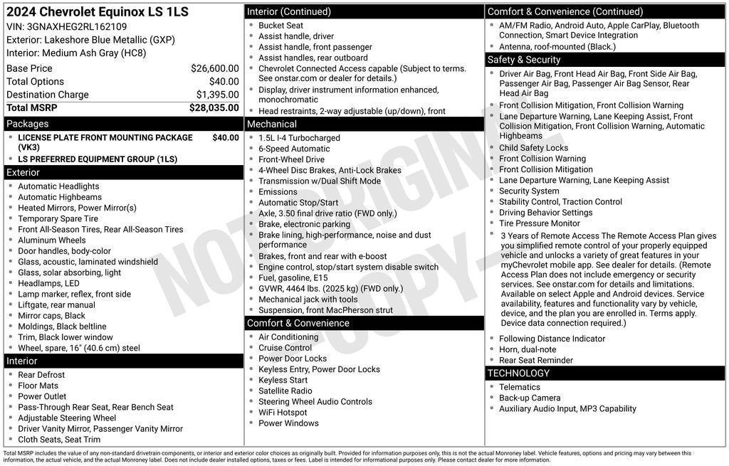 2024 Chevrolet Equinox LS