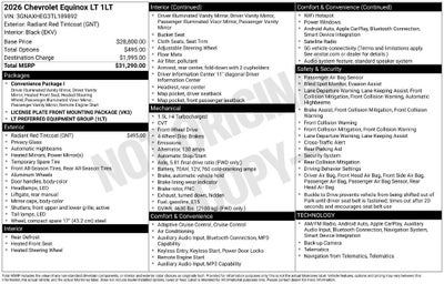 2026 Chevrolet Equinox LT