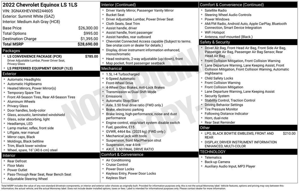 2022 Chevrolet Equinox LS