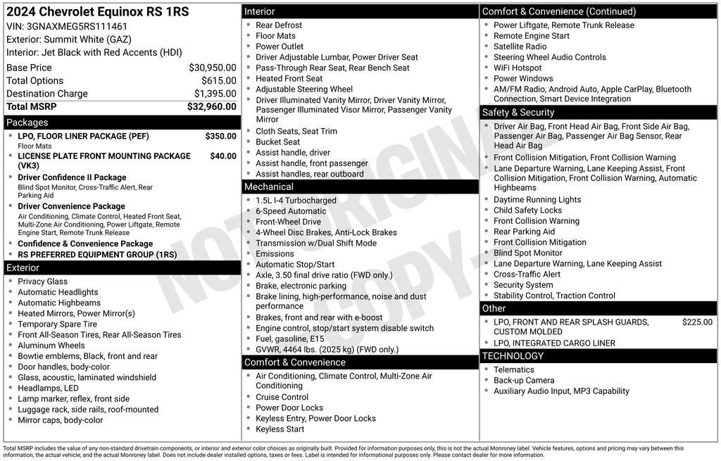 2024 Chevrolet Equinox RS