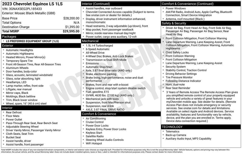 2023 Chevrolet Equinox LS