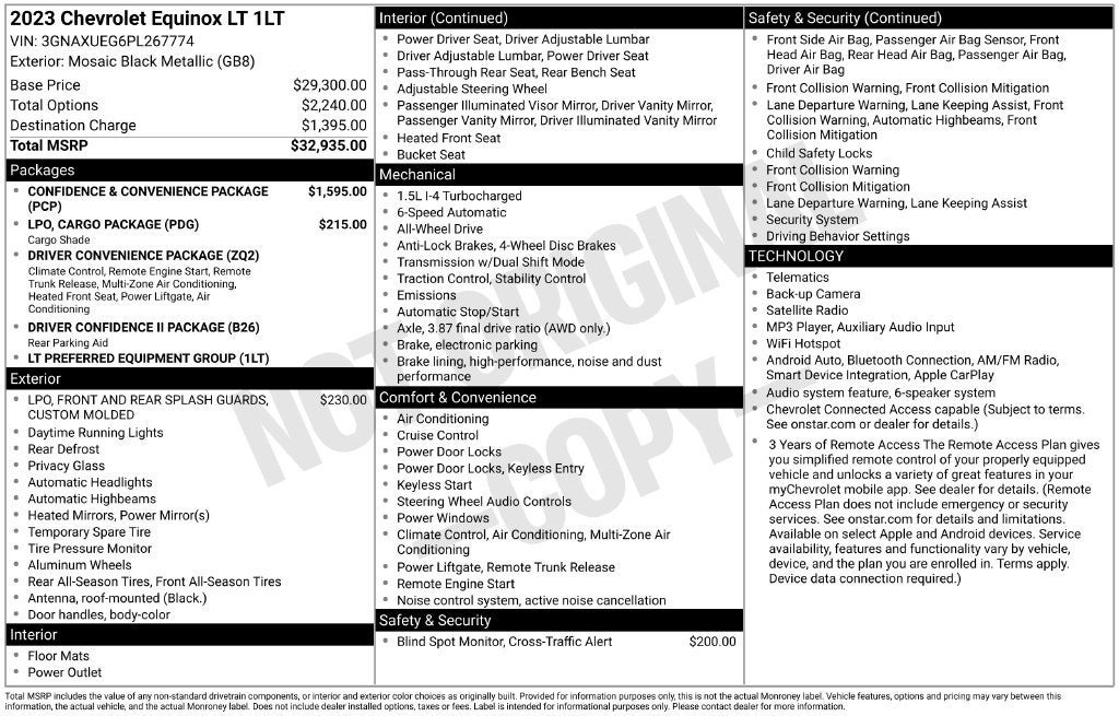 2023 Chevrolet Equinox LT