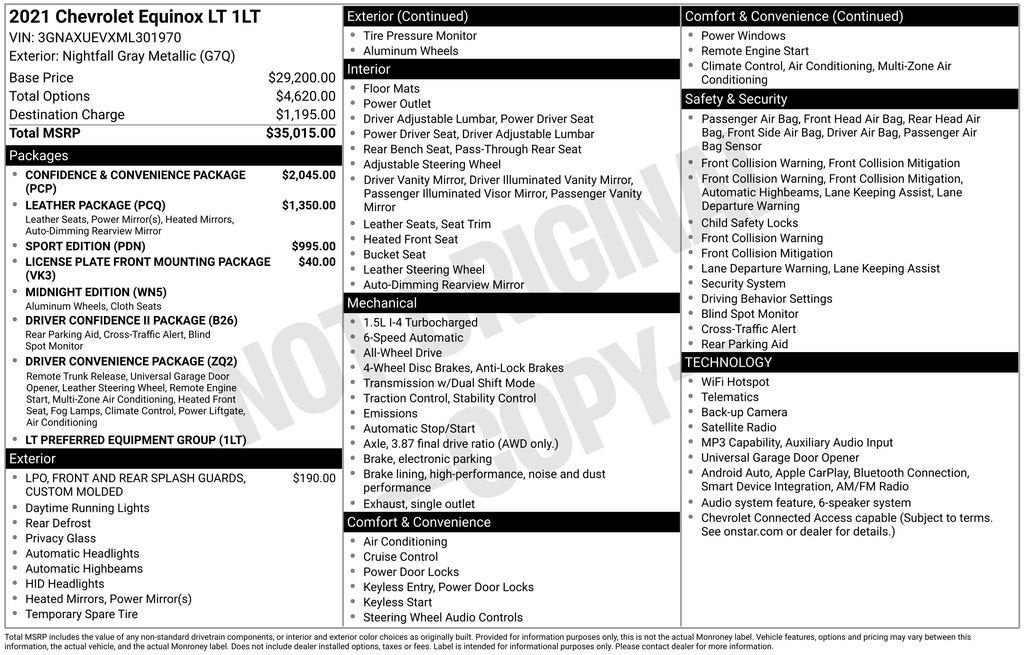 2021 Chevrolet Equinox LT