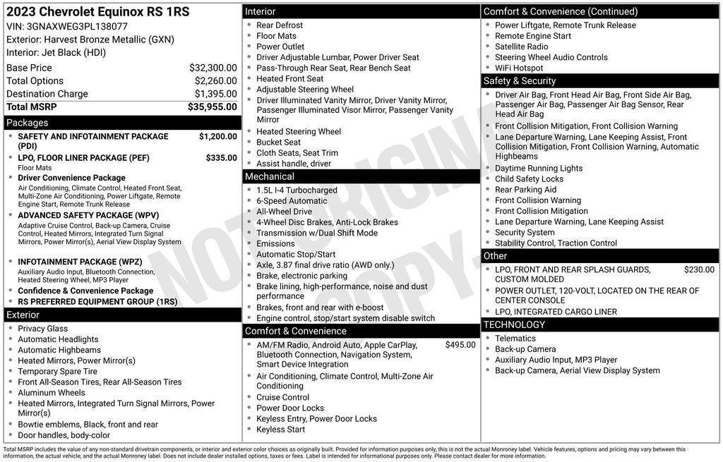 2023 Chevrolet Equinox RS
