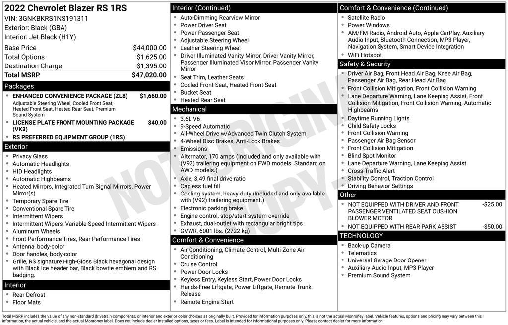 2022 Chevrolet Blazer RS - Photo 43