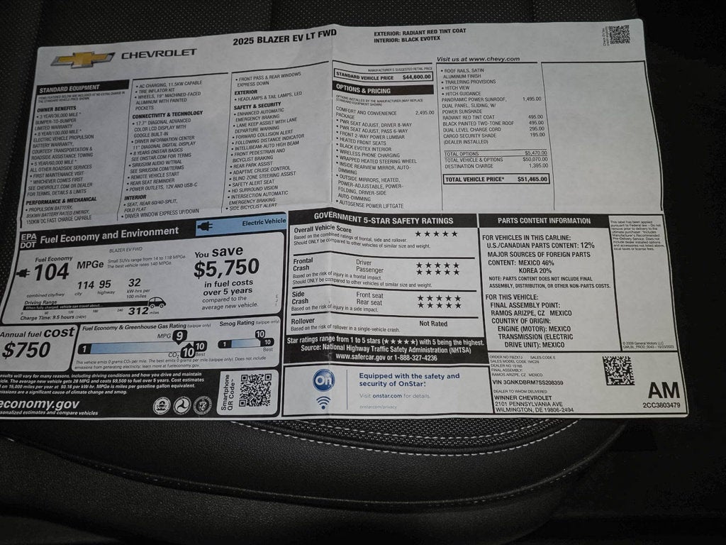 2025 Chevrolet Blazer EV LT