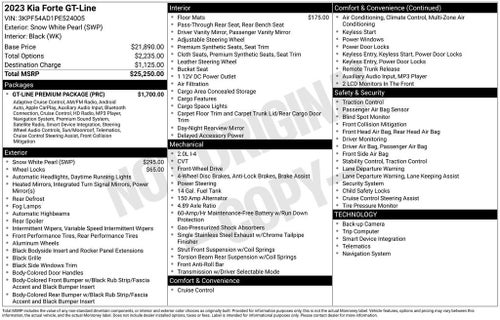 2023 Kia Forte GT-Line