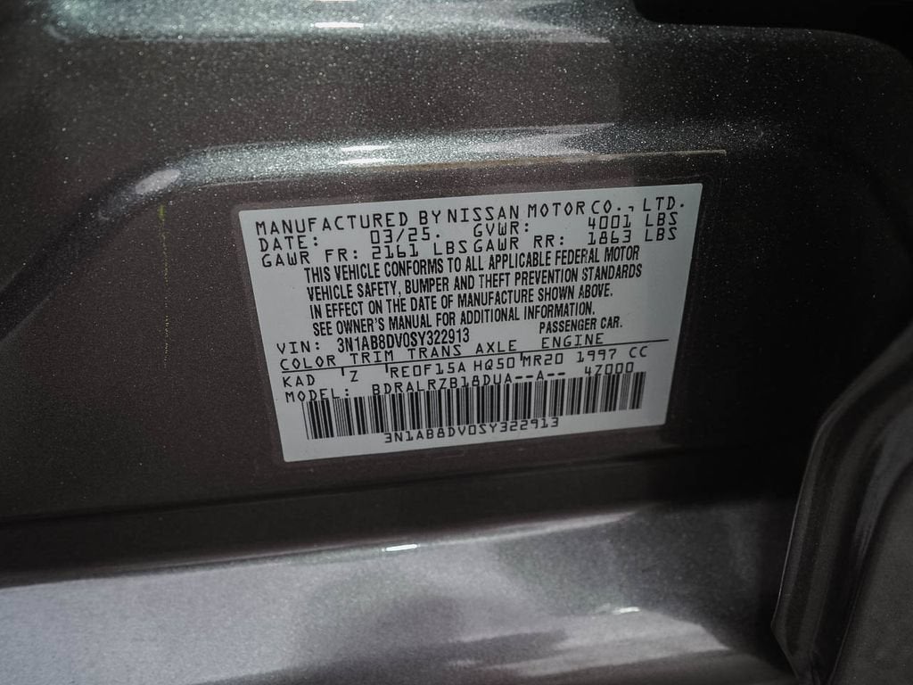 2025 Nissan Sentra SR