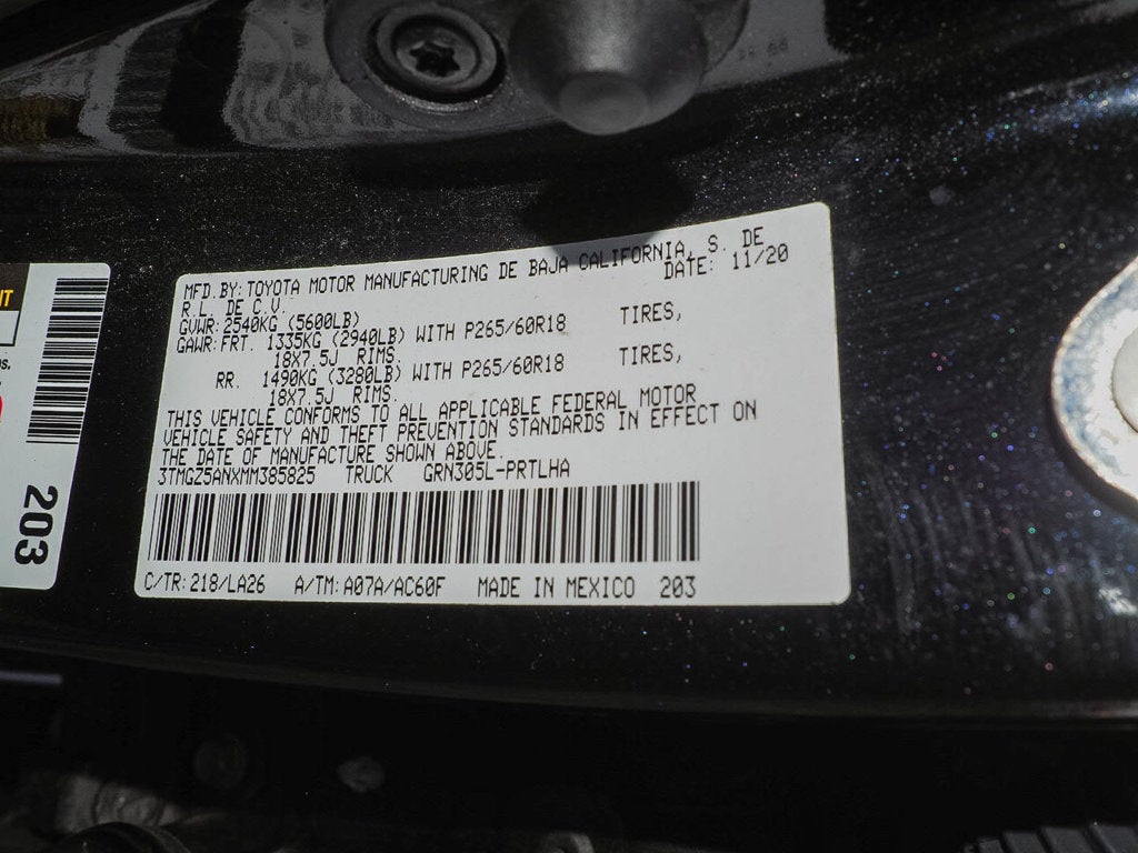2021 Toyota Tacoma 4WD Limited