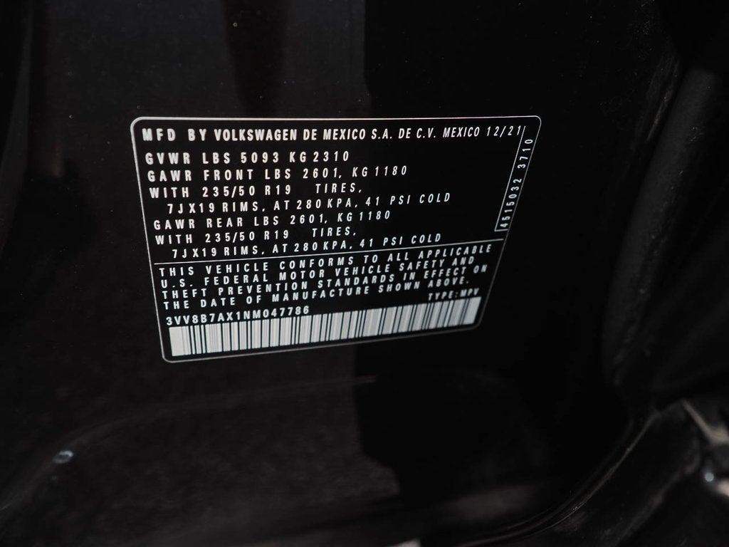 2022 Volkswagen Tiguan SE R-Line Black