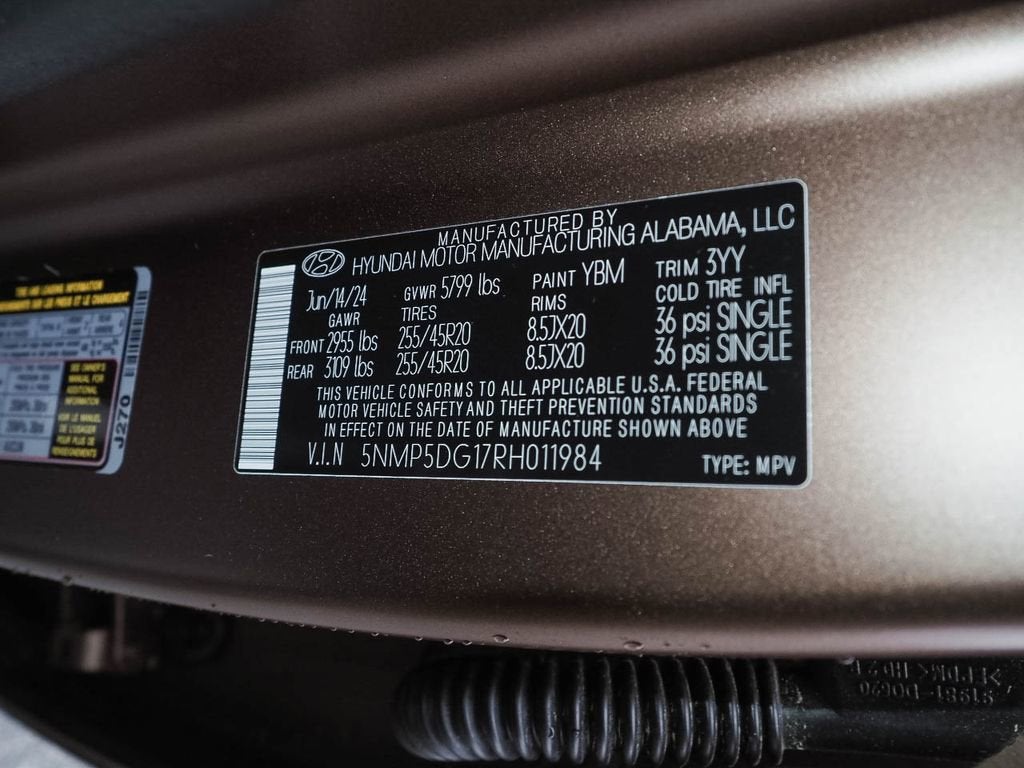 2024 Hyundai Santa Fe Hybrid Calligraphy