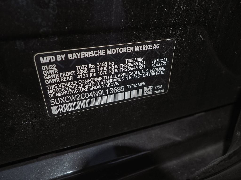 2022 BMW X7 xDrive40i