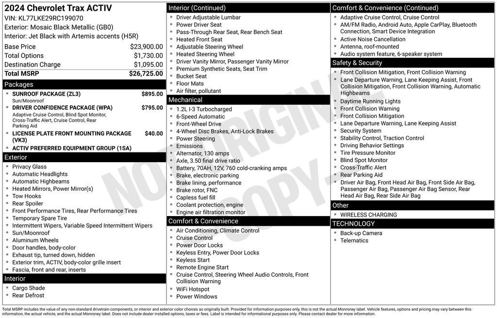 2024 Chevrolet Trax ACTIV