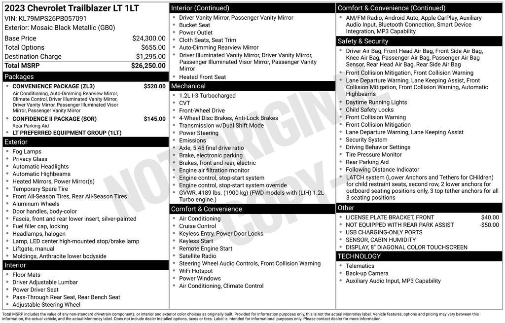 2023 Chevrolet Trailblazer LT