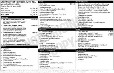2023 Chevrolet Trailblazer ACTIV