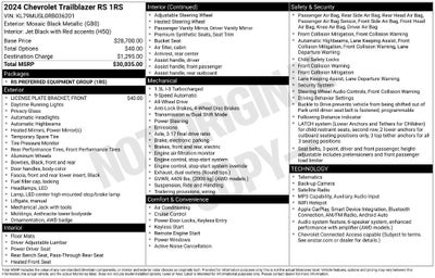 2024 Chevrolet Trailblazer RS