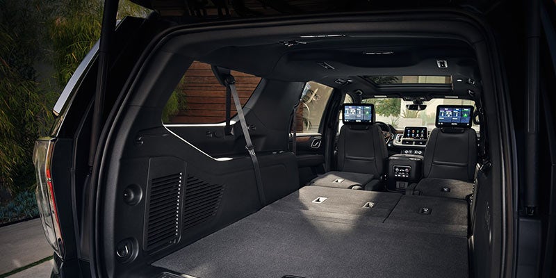 2021 Chevy Suburban interior trunk space