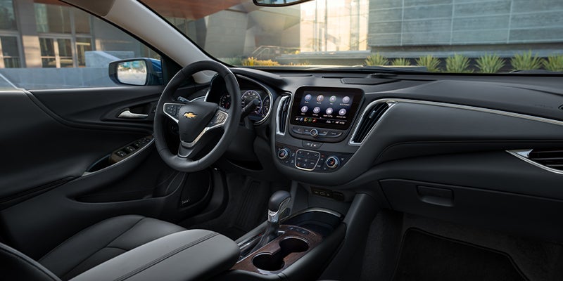 Chevy Malibu interior in city