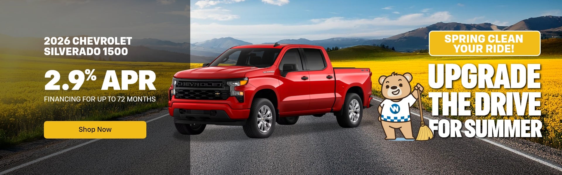 2026 Chevrolet Silverado 1500 0% APR Financing For Up to 36 