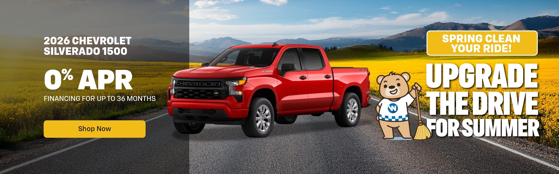 2026 Chevrolet Silverado 1500 0% APR Financing For Up to 36 