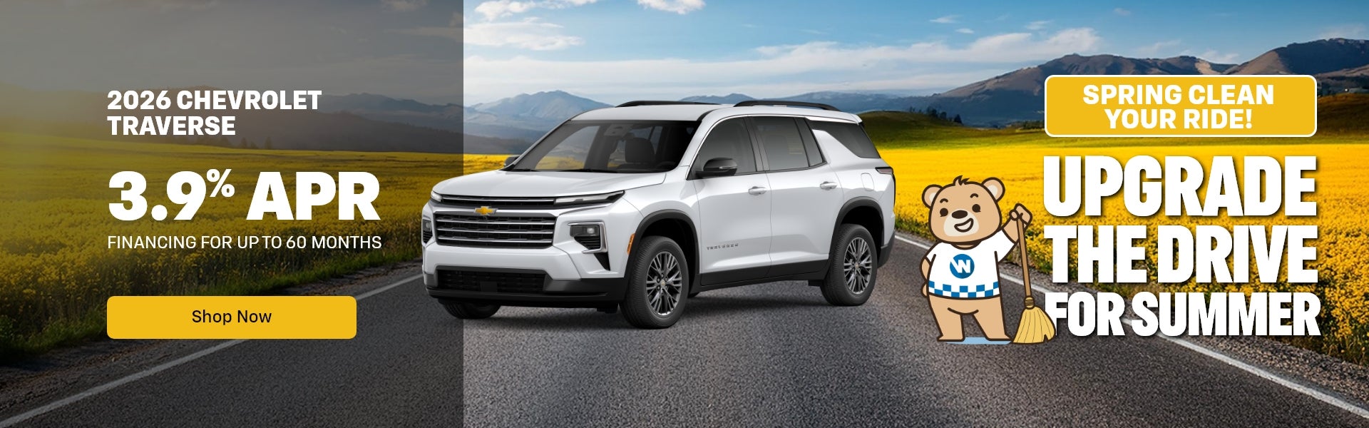 2026 Chevrolet Traverse Offer: 3.9% APR Financing For Up to 
