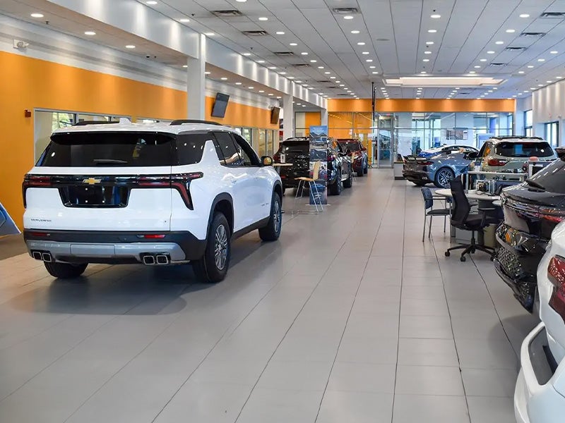 winner chevy showroom