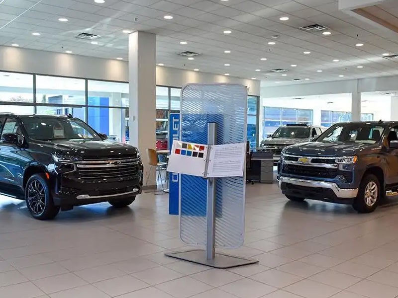 winner chevy showroom